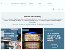 Tablet Screenshot of copenhagencvb.com
